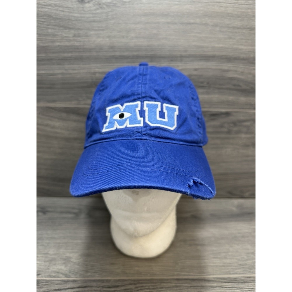 MU Monsters University Strapback Hat Blue One Size Disney Parks Authentic New